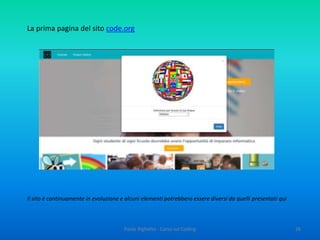 Il problema è questo:
26Paolo Righetto - Corso sul Coding
 