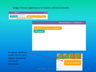E questa è la soluzione dell’Esercizio 1
41Paolo Righetto - Corso sul Coding
 