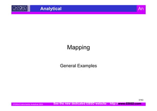Oxford Instruments Analytical 2003
Analytical An
Mapping
General Examples
See the new dedicated EBSD website: http://www.EBSD.com
37/63
 