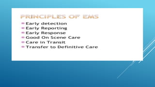 INTRO EMERGENCY AND DISASTER NURSING CARE