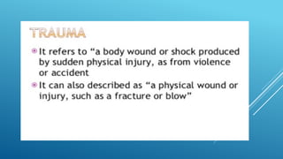 INTRO EMERGENCY AND DISASTER NURSING CARE