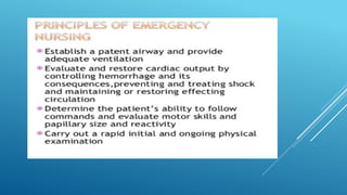INTRO EMERGENCY AND DISASTER NURSING CARE