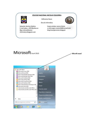 MicrosoftExcel 2010 Microft excel
 