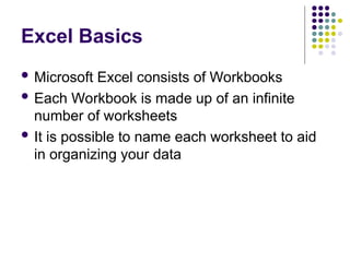 An introduction to the Microsoft Excel 2010 | PPT