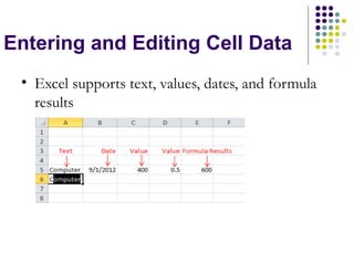 Intro to Excel 101 The Basics Intro to Excel 101 | PPTX