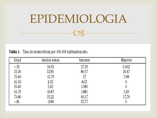 EPIDEMIOLOGIA
      
 
