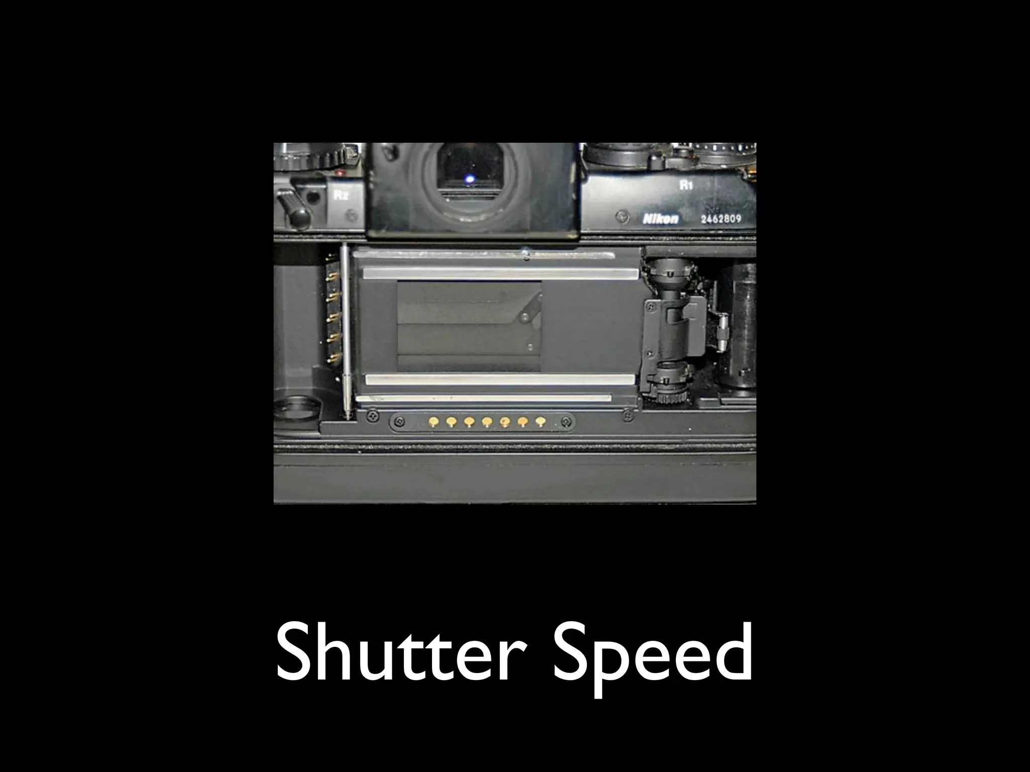 Shutter Speed
 