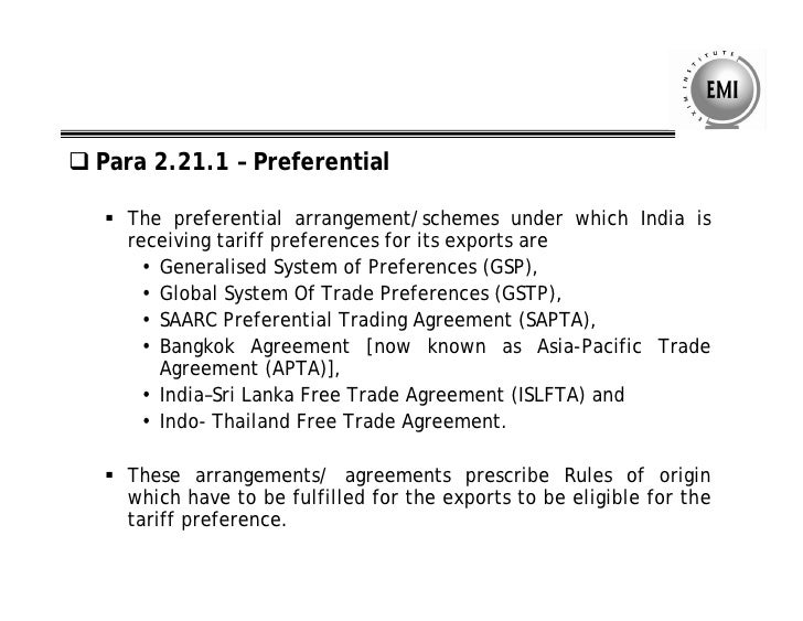 Agreement on the global system of trade preferences among developing countries