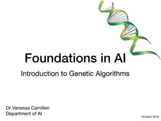 Introduction to Genetic Algorithms | PPT