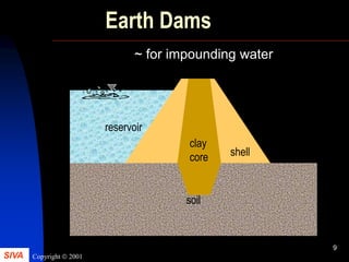 Water Impounding Structures Introduction to Geotechnical engineering | PPT