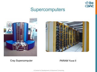 © Centre for Development of Advanced Computing
Supercomputers
Cray Supercomputer PARAM Yuva II
 