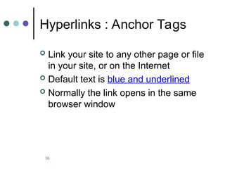 Comprehensive Introduction to HTML and Web Page Creation Techniques | PPT