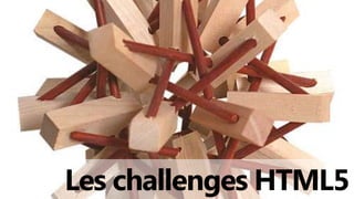 Les challenges HTML5