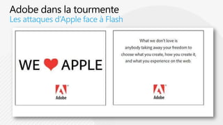 Adobe dans la tourmenteLes attaques d’Apple face à Flash