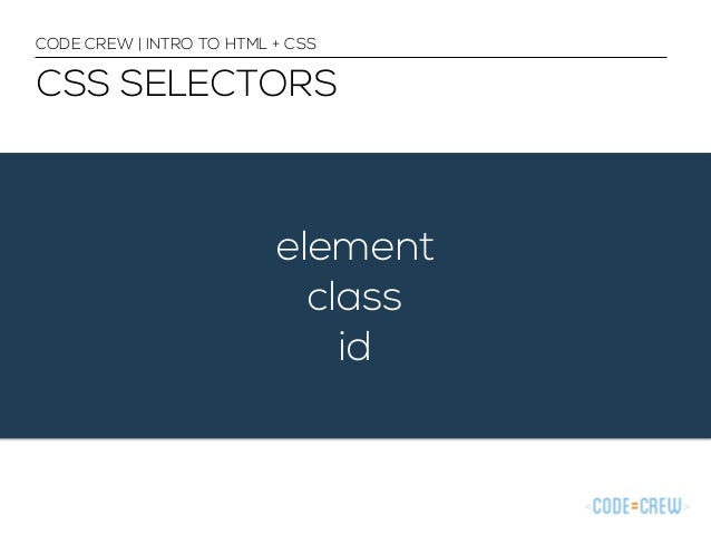 Intro to HTML + CSS