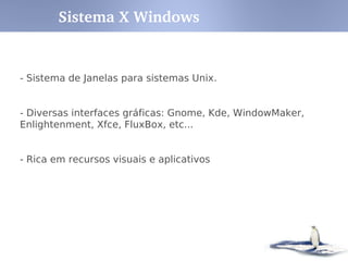 Exemplo de /etc/fstab
 