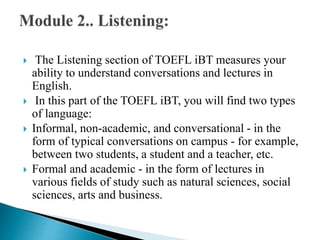 An Introduction to International English Language Tests | PPTX