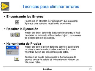 introducción al programa Labview para principiantes | PDF