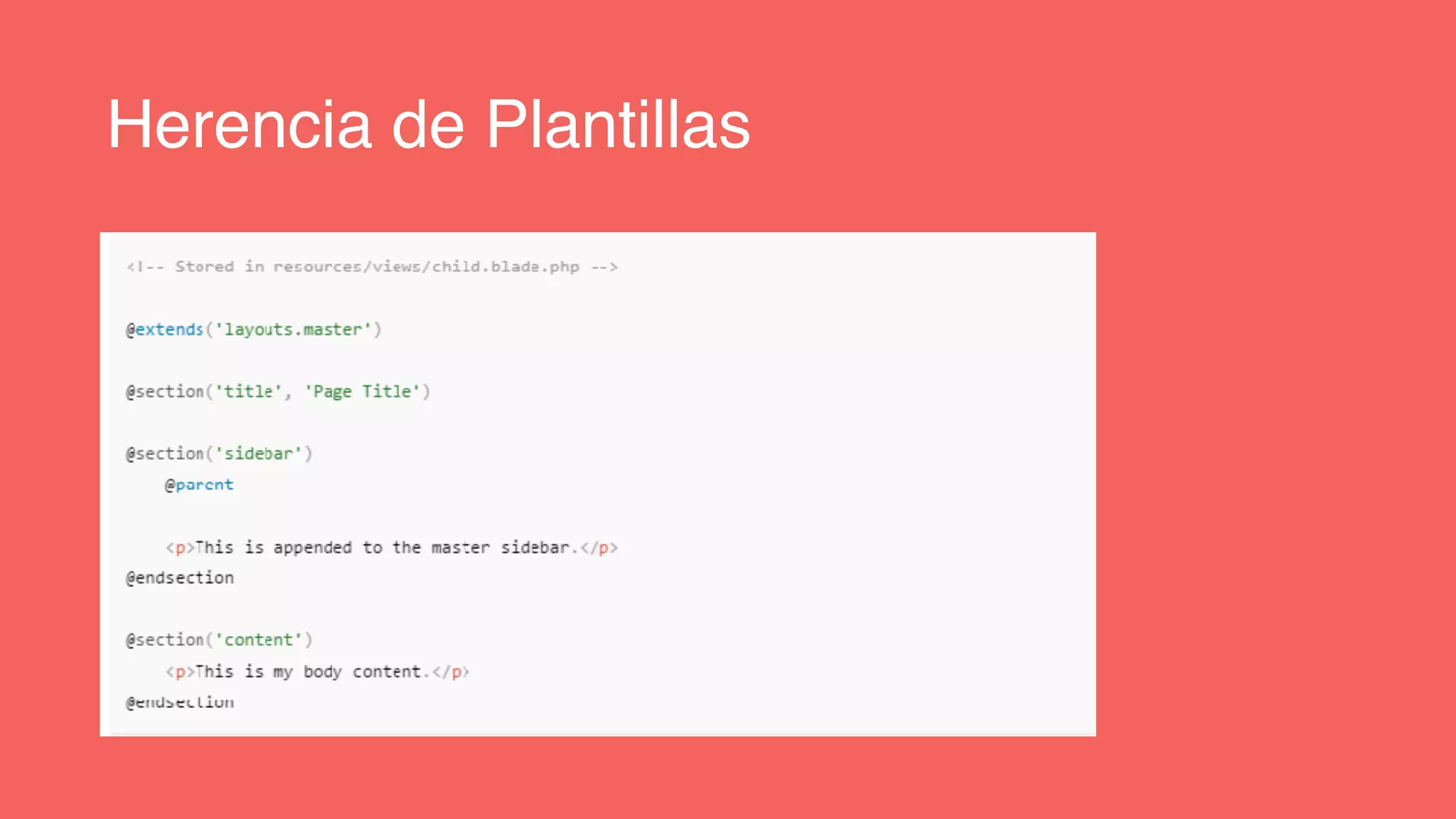 Herencia de Plantillas
 