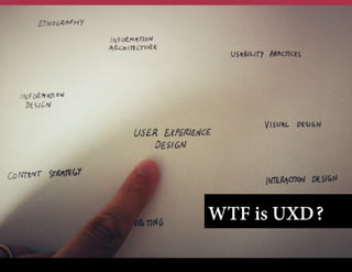 WTF is UXD?

 