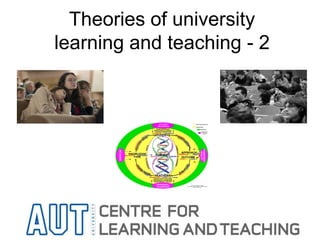 Theories of universitylearning and teaching - 2 