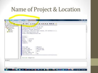 Name of Project & Location
 