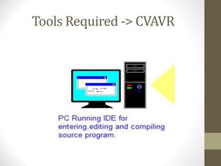 Tools Required -> CVAVR
 