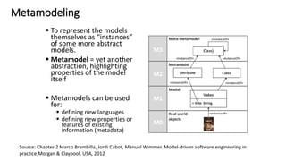 MDA Consequences (II)
Source: http://www.jot.fm/issues/issue_2006_11/article4/
Note: XMI means XML Metadata Interchange
 