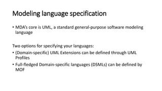 CIM – PIM – PSM mappings
 