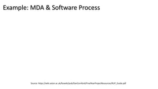 Part IV: some model-driven real examples
 
