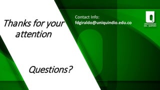 Problems in models adoption
• Tool support
• MDE alignment with organizational & business goals
• MDA no enough to support rational and new challenges over models
• Lack of flexibility of models regarding external changes
• Social factors
• No model-driven processes
See more in
http://www.sciencedirect.com/science/article/pii/S0167642313000786 and
https://s3.amazonaws.com/oqmmleftechreports/ProS-OQMML-TR-2014-
01/ProS-OQMML-TR-2014-01.pdf
 