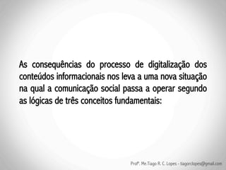 Profº. Me.Tiago R. C. Lopes - tiagorclopes@gmail.com
 