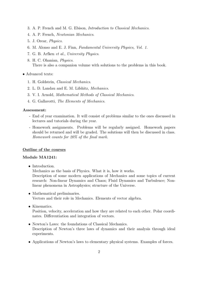 Mechanics visual data 7