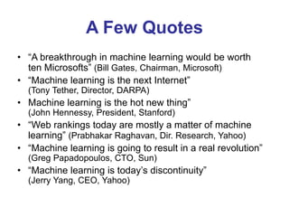 machine learning | PPTX