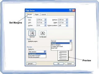 The complete usage of the Microsoft Word document | PPTX