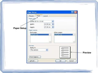 The complete usage of the Microsoft Word document | PPTX