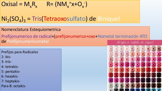 Introduccion a la nomenclatura