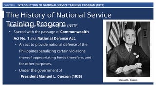 Comprehensive Overview of the National Service Training Program (NSTP ...