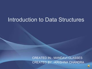 Introduction of Data Structure | PPT