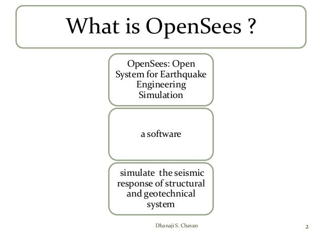 Introduction of OpenSees