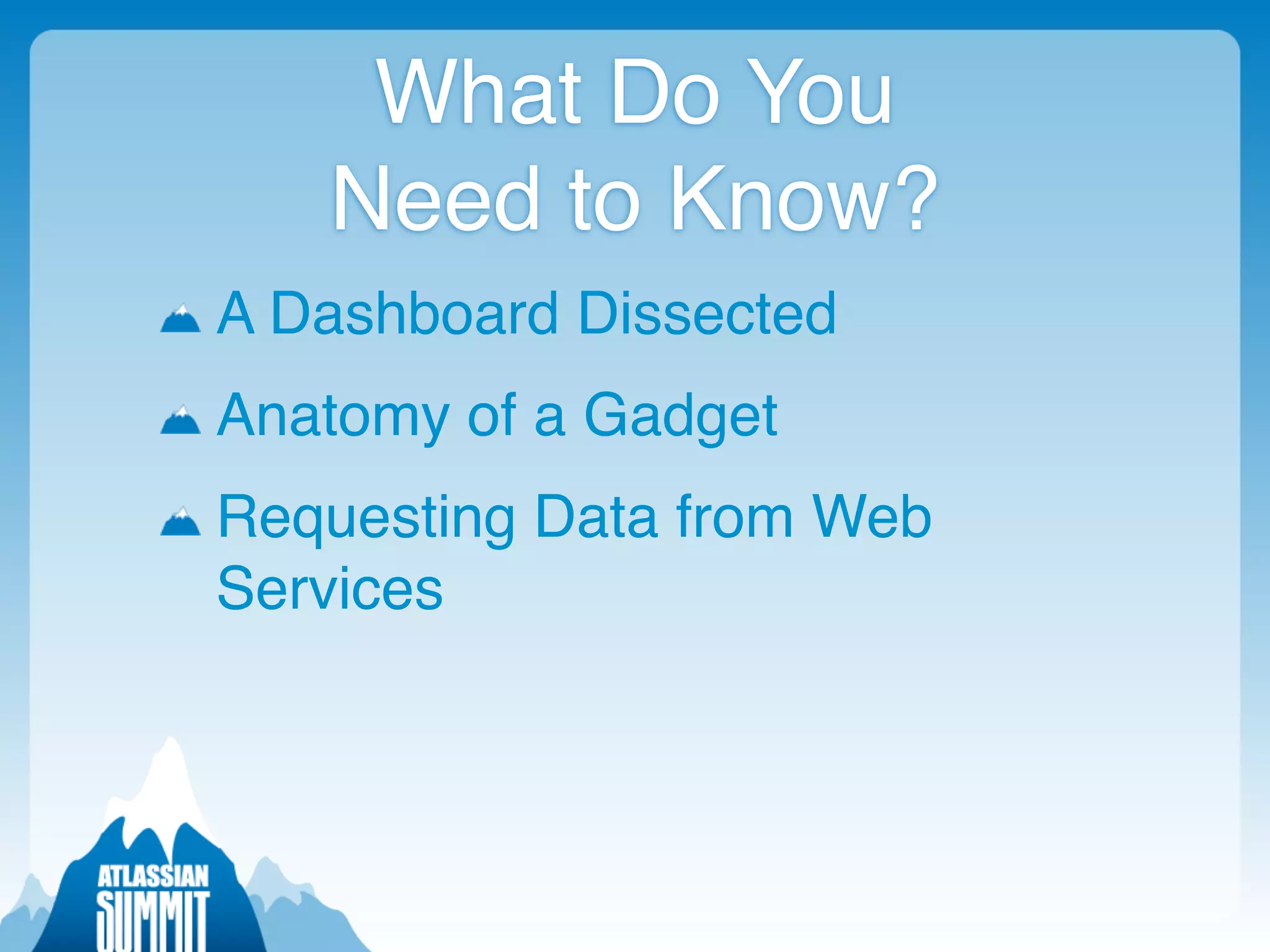 Intro Open Social and Dashboards
