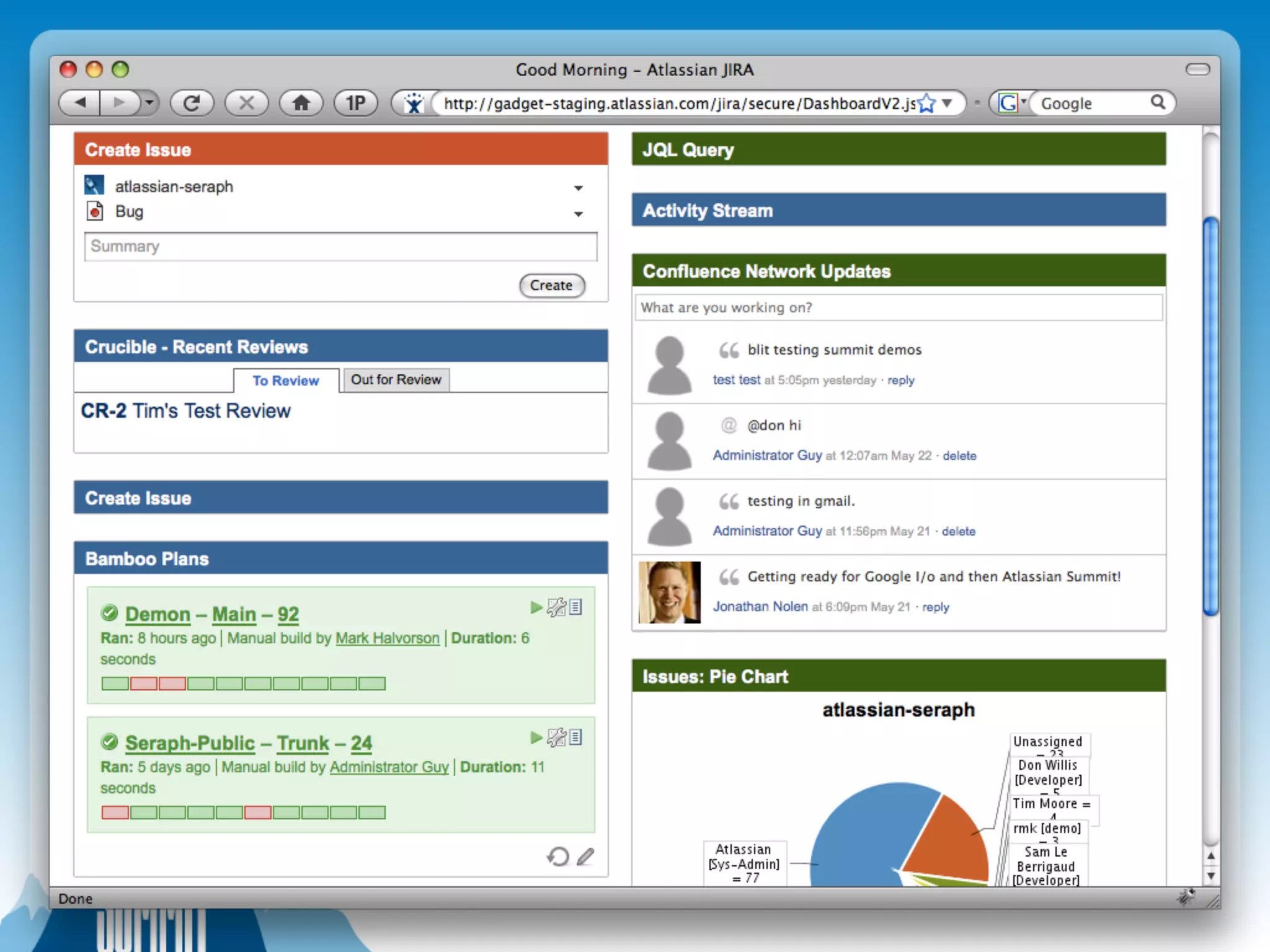 Intro Open Social and Dashboards