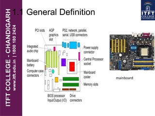 1.1 General Definition
mainboard
 