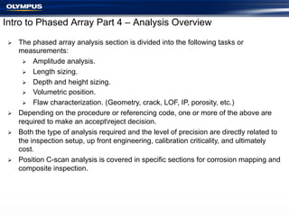 Introduction to Phased Array Using the OmniScan MX2 - Part Four | PDF