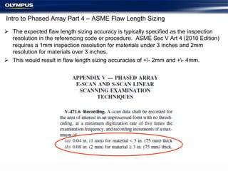 Introduction to Phased Array Using the OmniScan MX2 - Part Four | PDF