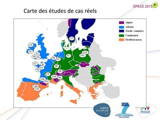 Carte des études de cas réels