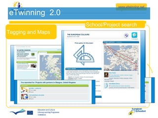 eTwinning  2.0 Tagging and Maps School/Project search 