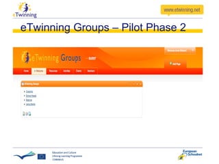 eTwinning Groups – Pilot Phase 2 