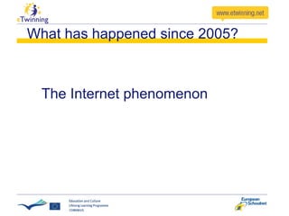 What has happened since 2005? The Internet phenomenon 