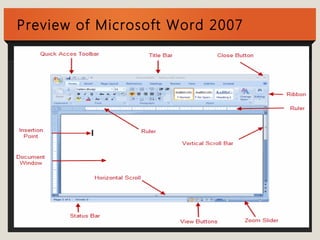 Preview of Microsoft Word 2007 
 